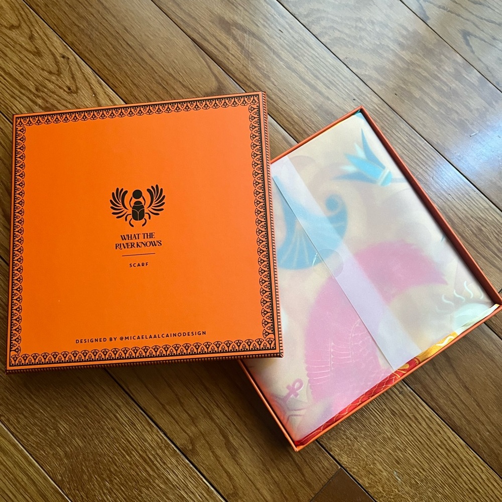Fairyloot | Square Faux Silk Scarf inspired by What the River Knows
